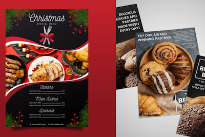 Flyer printing and leaflets for Christmas